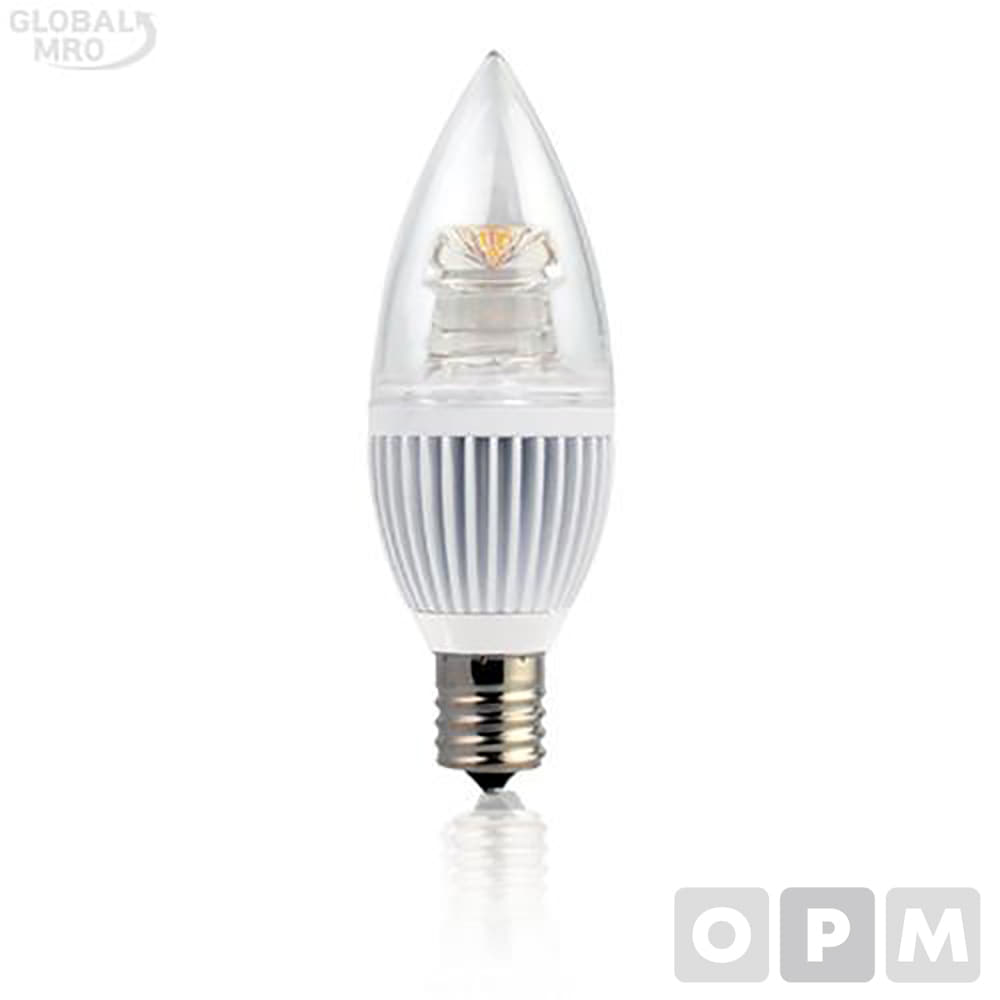 포커스 LED램프-촛대구 4W/E17 주광색 10EA