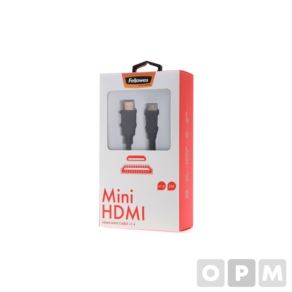 펠로우즈 Mini-HDMI 케이블 v1.4 / 2M