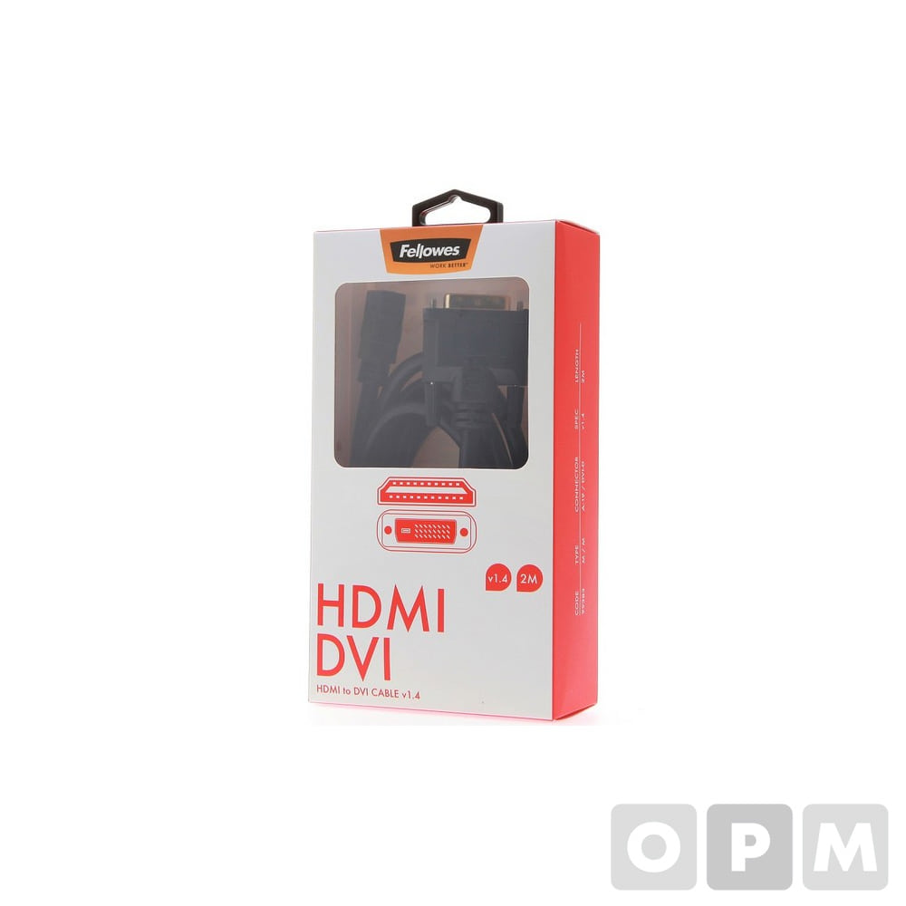 펠로우즈 HDMI-DVI 케이블 v1.4 / 2M