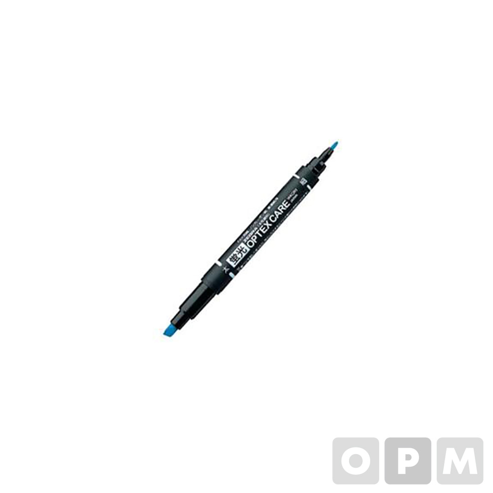 제브라 옵텍스케어 형광펜 0.8mm 4.0mm 청색 WKCR1-BL