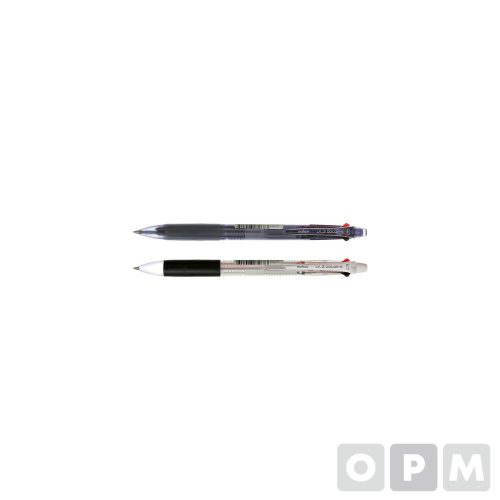 초저점도 3색 볼펜( 흑색, 청색, 적색 0.7mm)