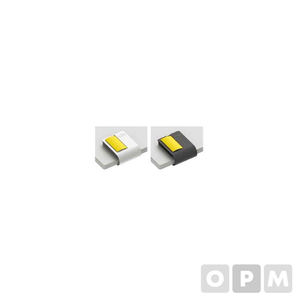 강한점착용 클립 디스펜서 CD654 화이트 리필:노랑