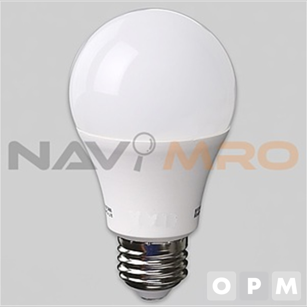 LED 전구식램프 E26 1EA 소비전력8W 전구색 60x106