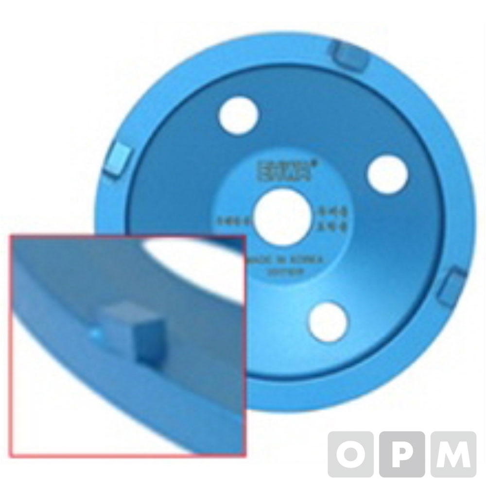 PCD컵(두꺼운 우레탄 도막제거용) PCD 4P (사각)
