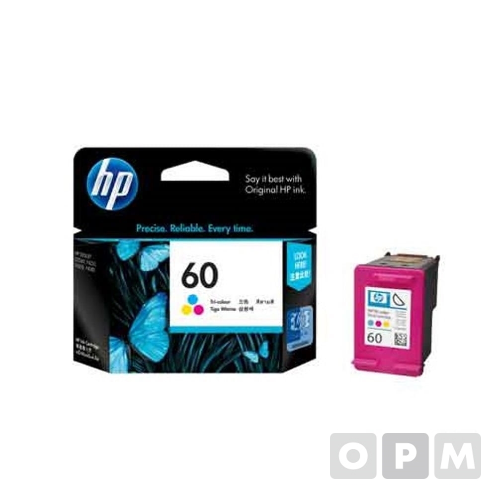 HP 잉크 CC643WA(NO,60) /컬러/165매 /1EA