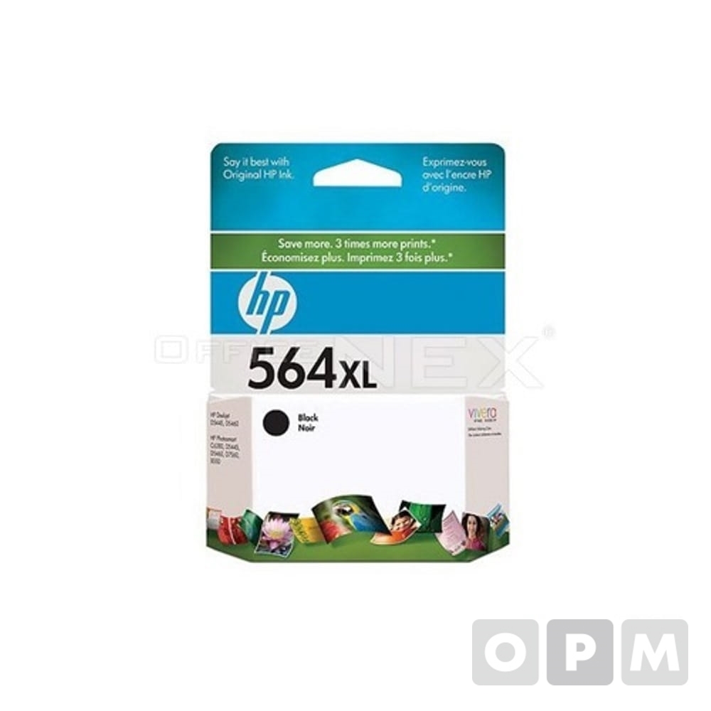 HP 잉크 CN684WA(NO.564XL) /검정/500매 /1EA