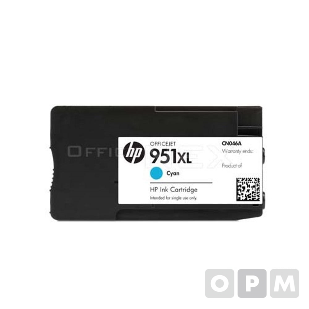 HP 잉크 CN046A(NO. 951XL) /청색/대용량/1,500매 /1EA