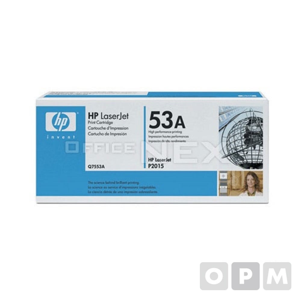 HP 토너 Q7553A /3,000매 /1EA
