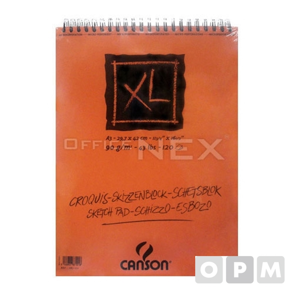 캔숀 XL스프링크로키북(A3/90g/m²/120매)