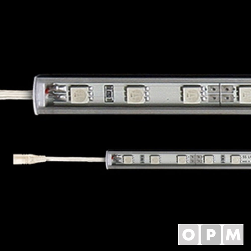 LED PCB바(100CM 방열판O) 방수형 적색-리드선1M(보호카바포함)(엔씨LED)