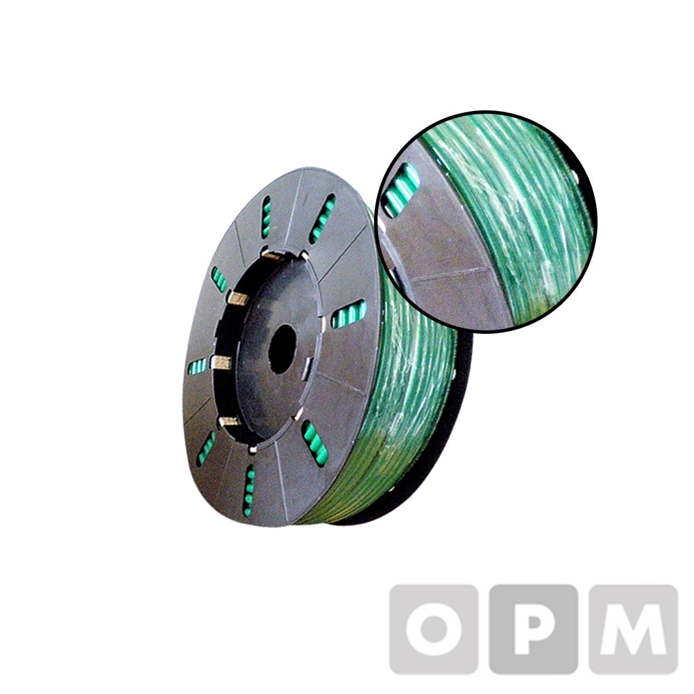 남강 연질 녹색우레탄호스(롤) 10mmx6.5mm (100m)