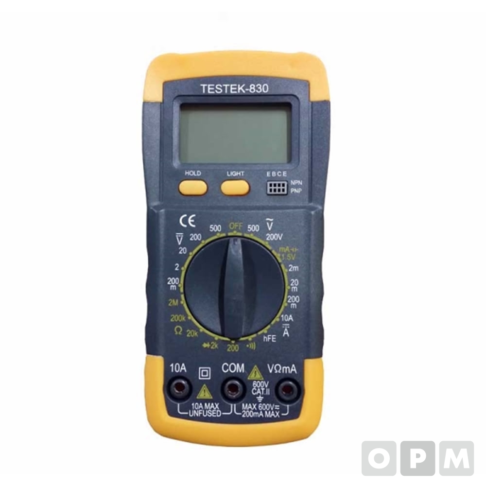 디지털멀티미터 (경제형) TESTEK-830
